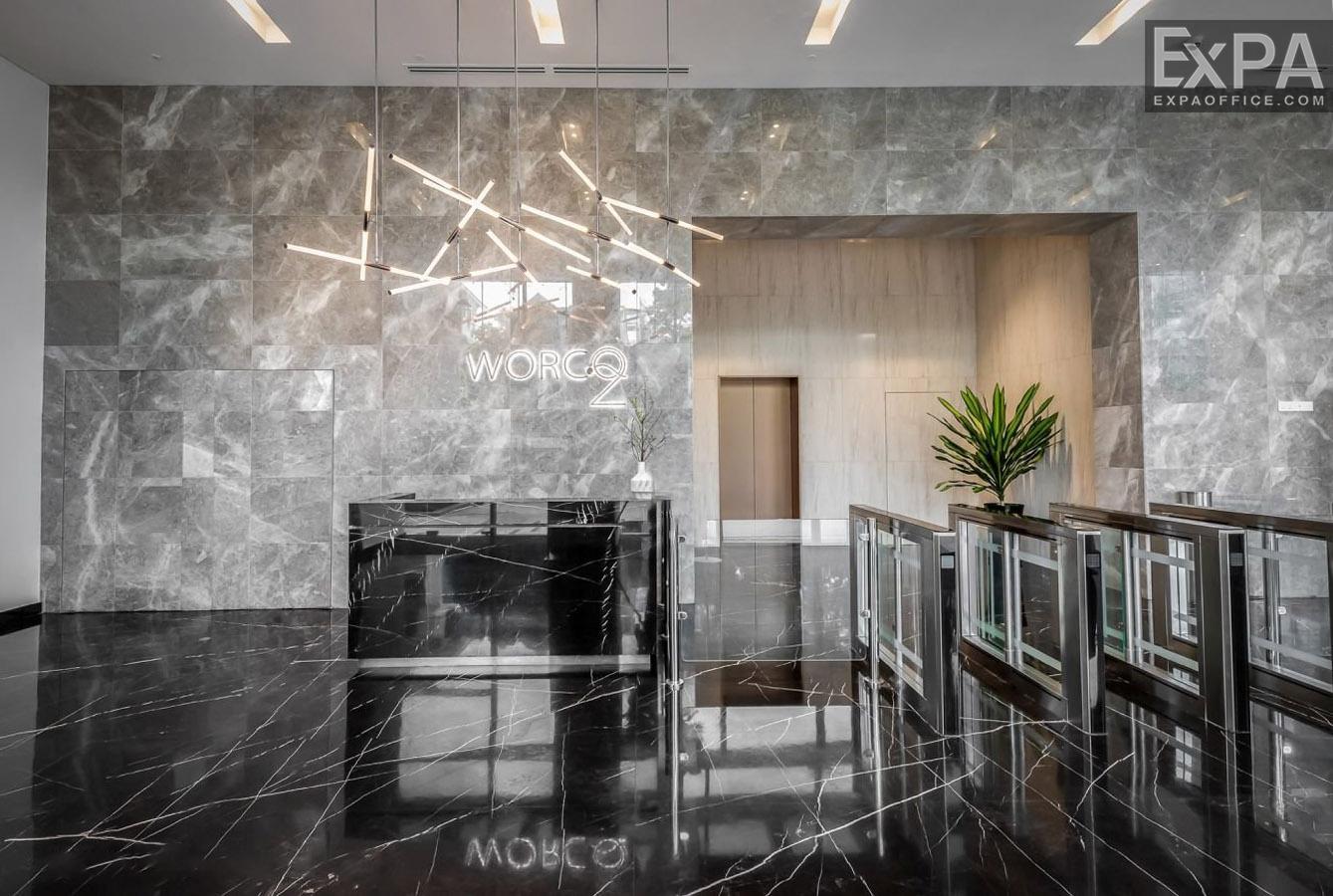 WORC@Q2 Building lobby