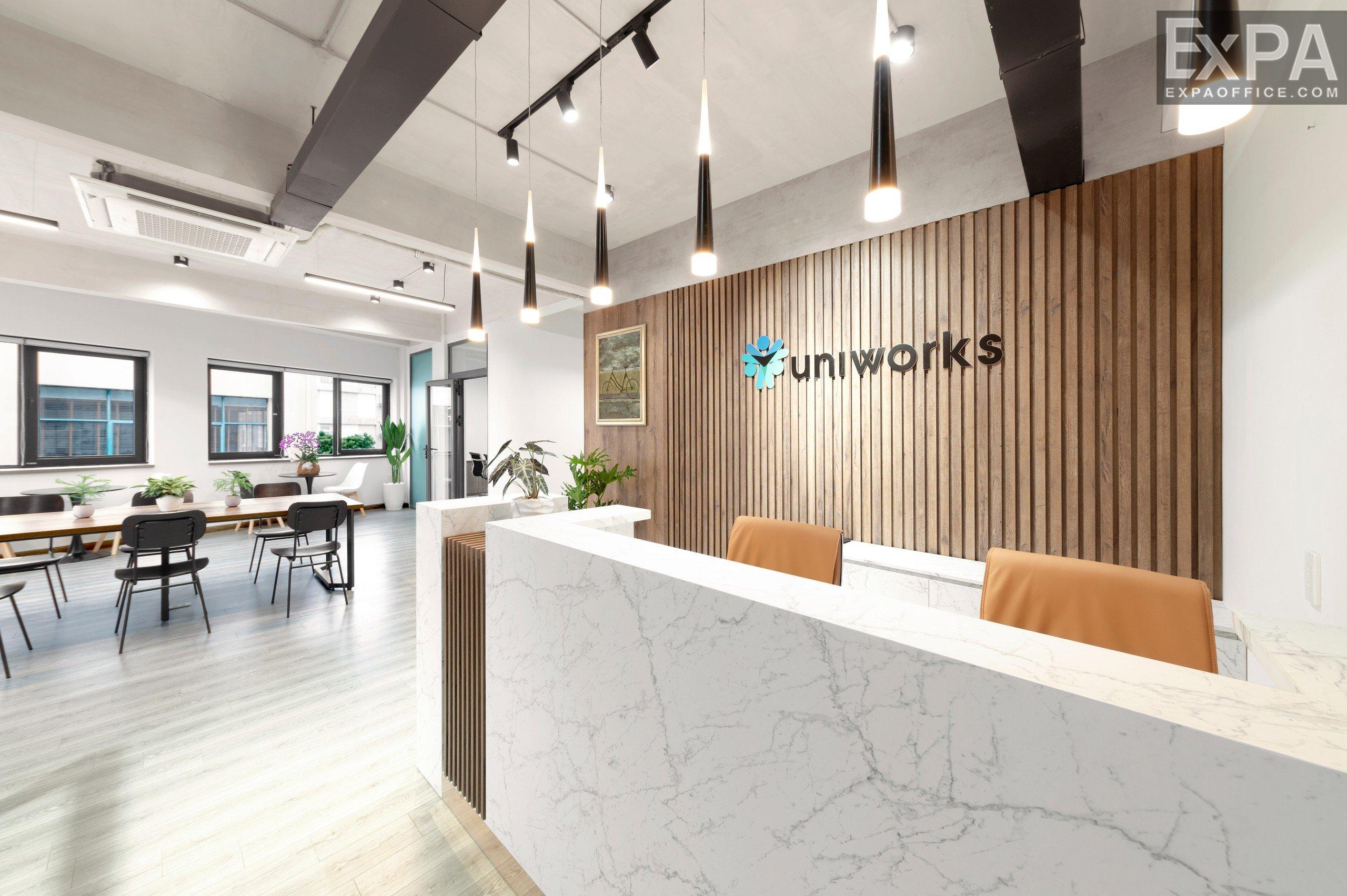 uniwork coworking space reception