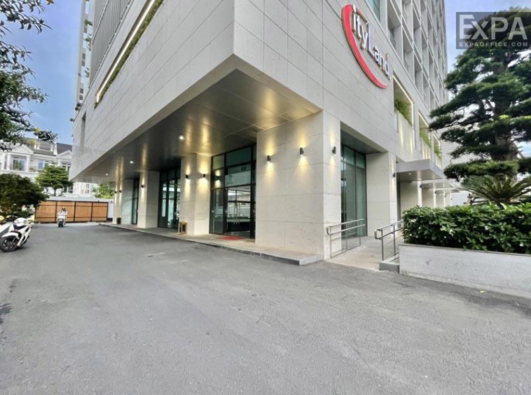 phía bên ngoài Cityland Tower