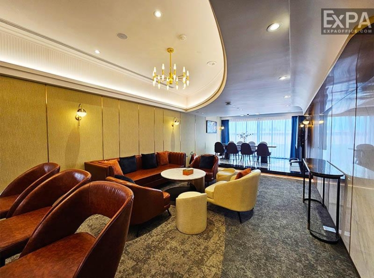 khu vực tiếp khách tòa nhà Mê Linh Point