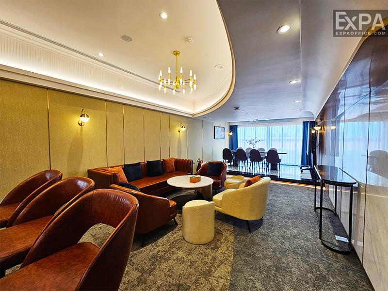 khu vực tiếp khách tòa nhà Mê Linh Point