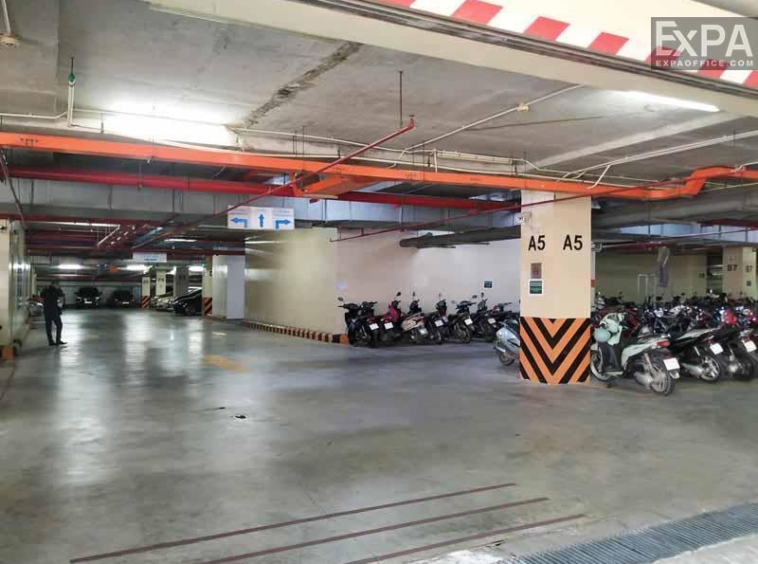 hầm giữ xe SCS Building
