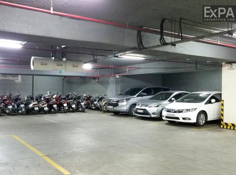 hầm gửi xe AB Tower