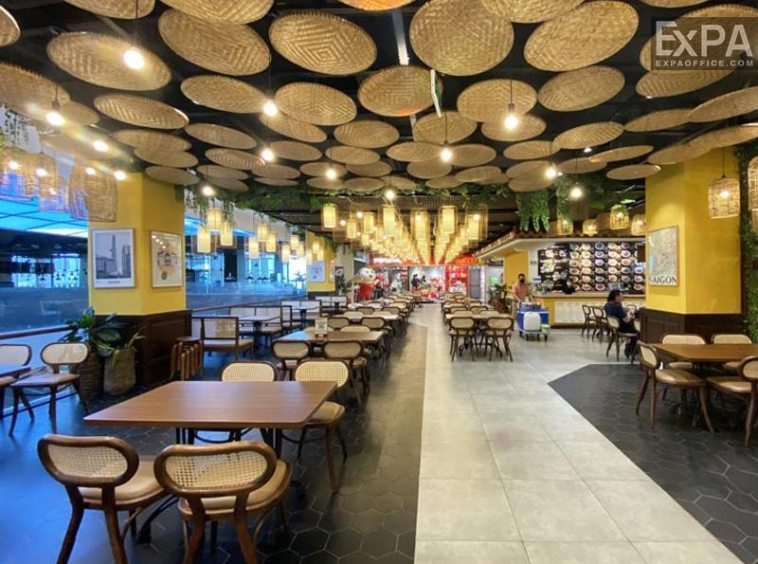 khu vực nhà hàng Menas Mall