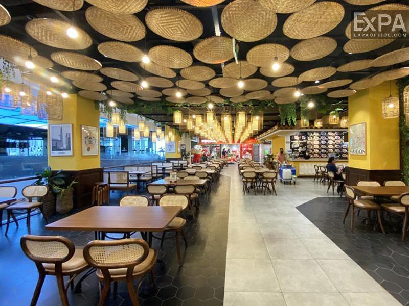 khu vực nhà hàng Menas Mall