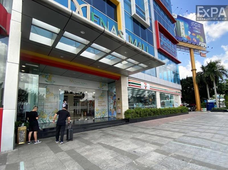 lối ra vào Menas Mall