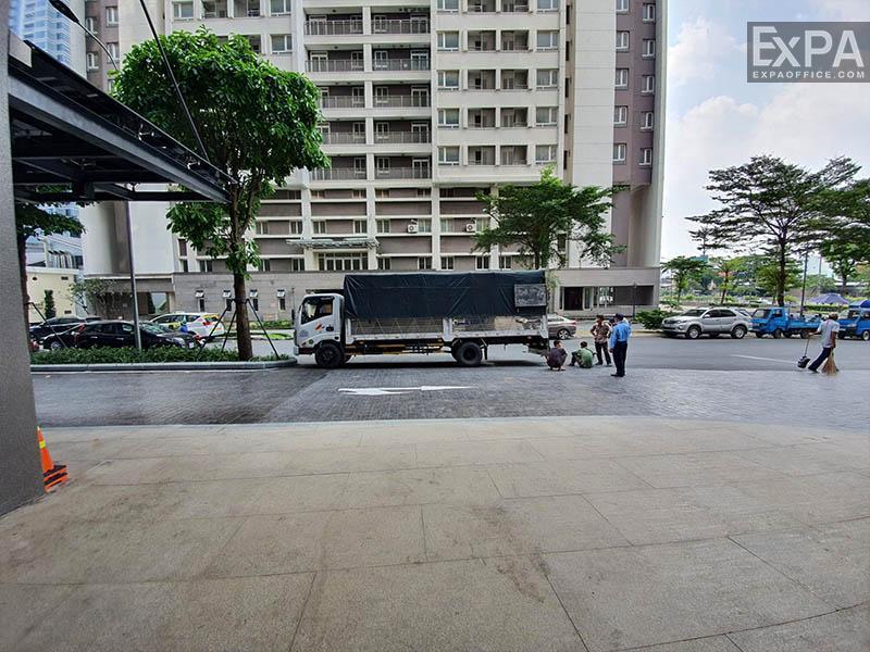 lối ra vào tòa nhà Opal Tower