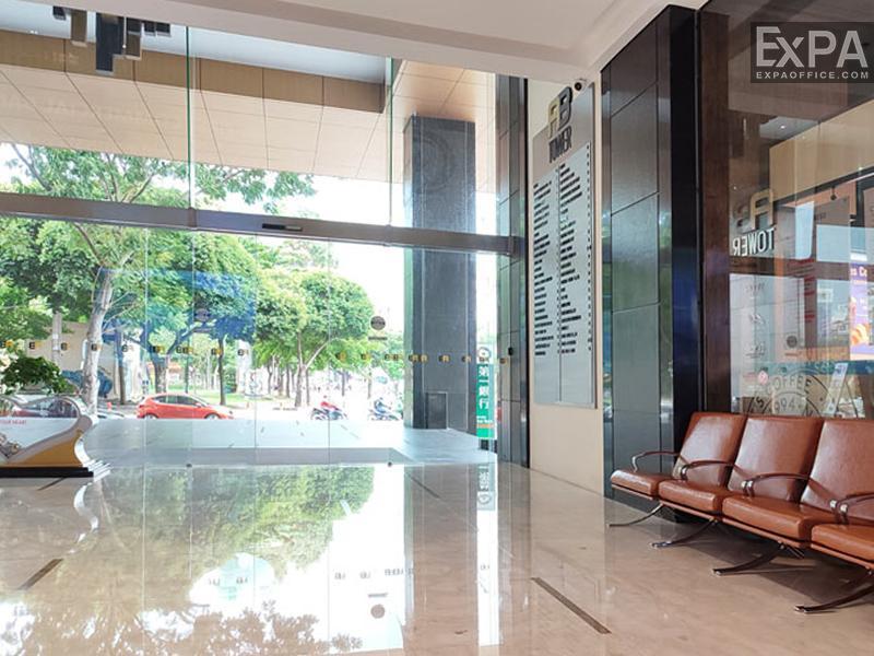 sảnh tầng trệt AB Tower