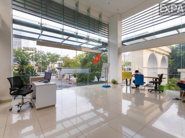 sảnh tầng trệt Green Pax Building