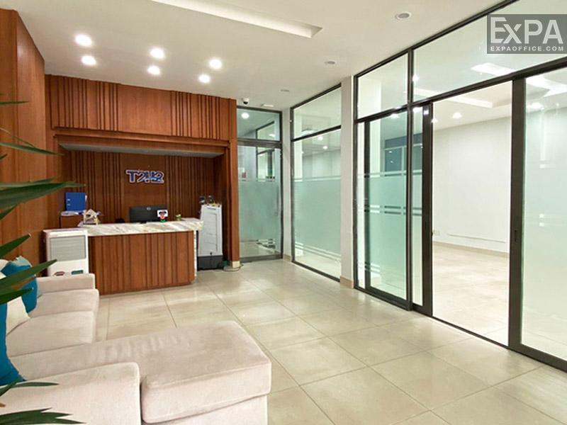 sảnh tiếp khách T2H2 Coworking.