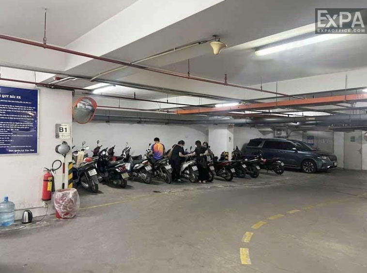 hầm giữ xe Minh Long Tower