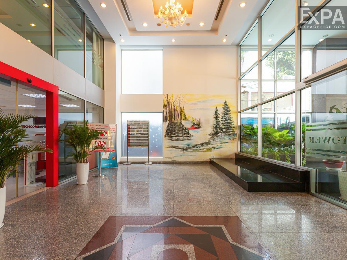 sảnh thang trệt Agrex Tower