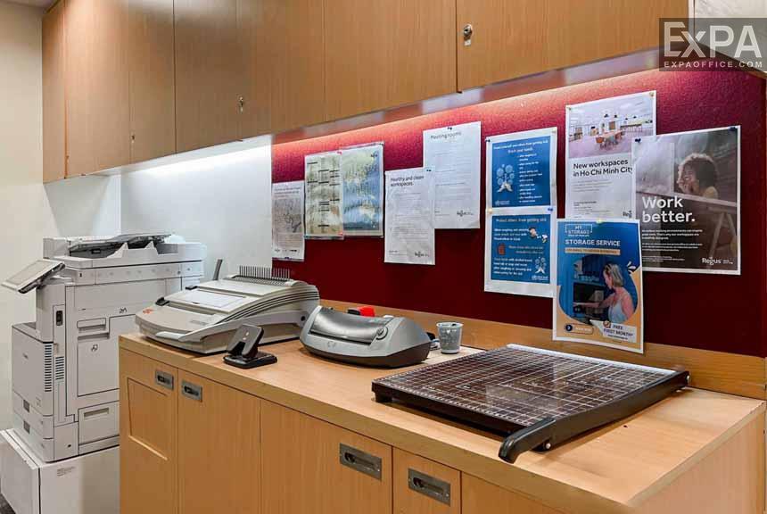 Regus Mê Linh Point khu vực in ấn