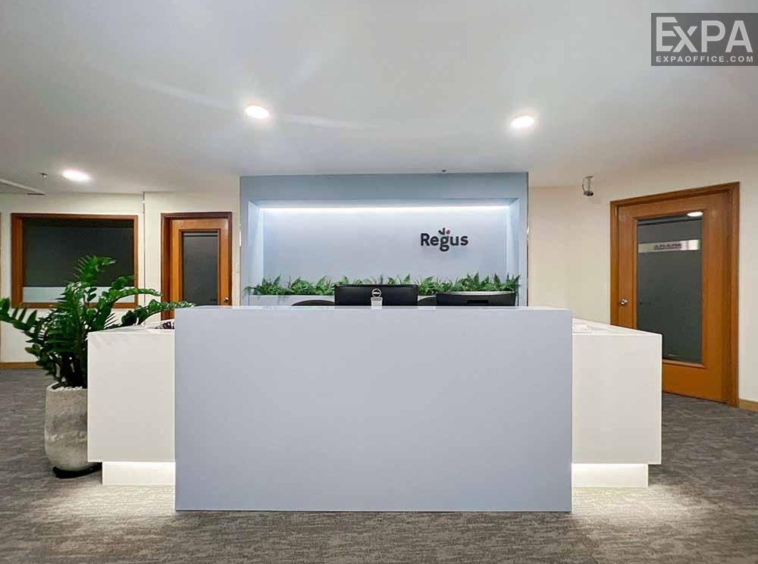 Regus Mê Linh Point lễ tân
