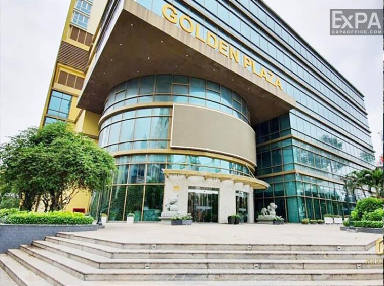 lối vào Golden Plaza Residence