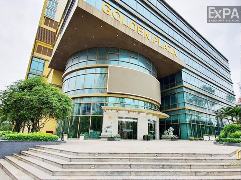 lối vào Golden Plaza Residence