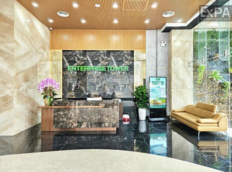 sảnh thang máy Enterprise Tower