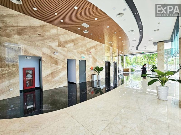 sảnh tầng trệt Enterprise Tower 2