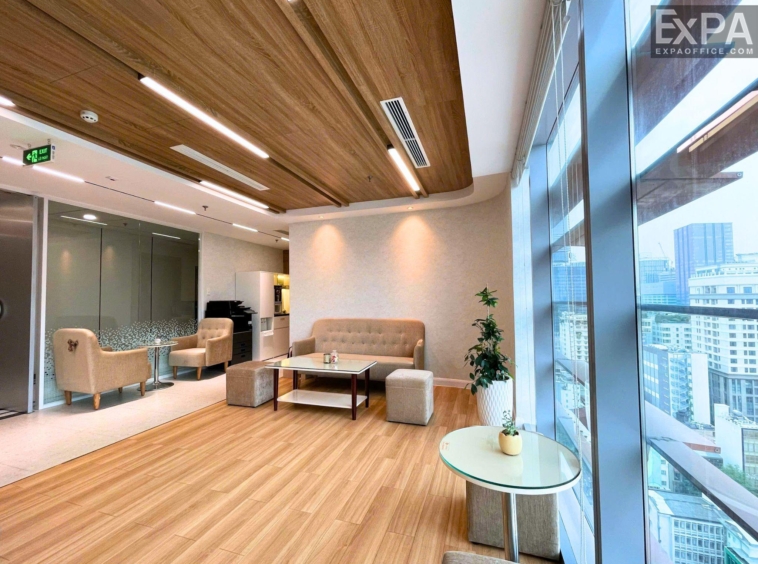 sảnh tiếp khách G Office Vincom