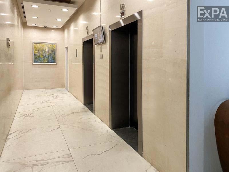 The Vista Building elevator hall