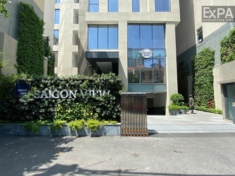 In front of Saigon View Office Building