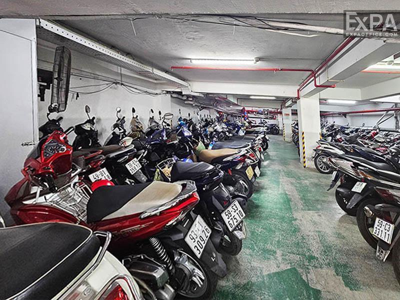 hầm giữ xe SGR Building