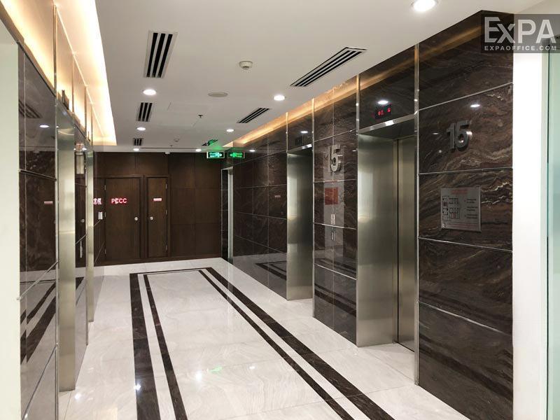 Lim Tower 2 elevator lobby