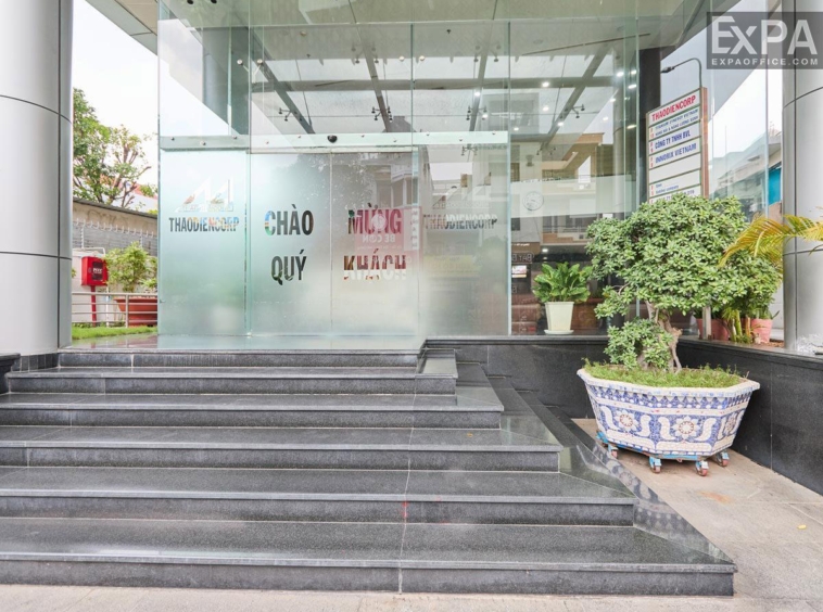 lối vào Thảo Điền Building